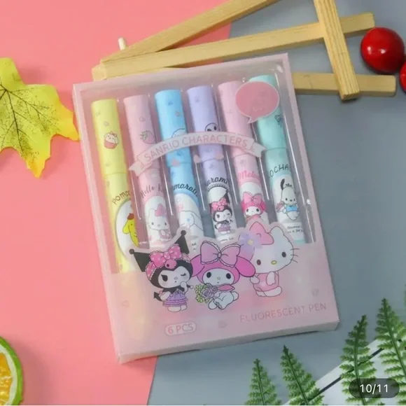New 6 pc Sanrio Characters Highlighter set - Picture 5 of 11
